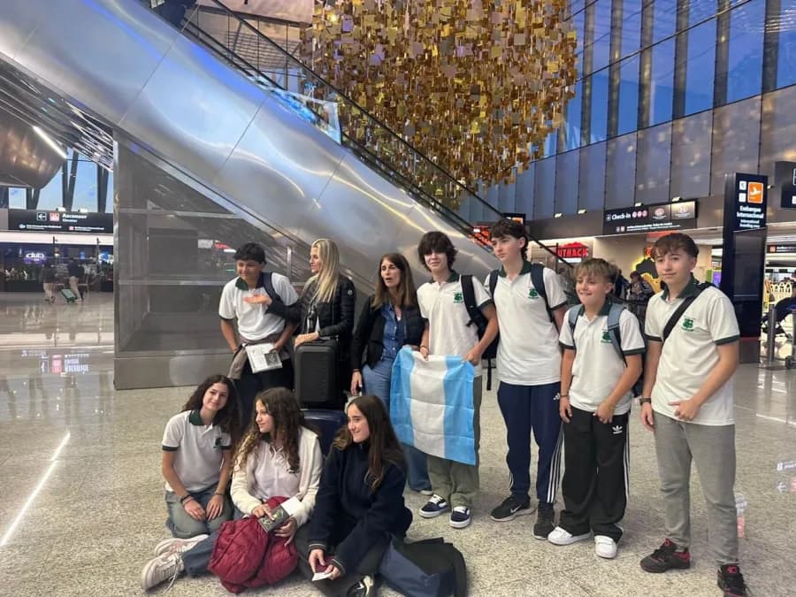 Alumnos de Farmingdale College durante la visita al Kennedy Space Center